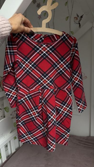 Sukienka w kratę H&M