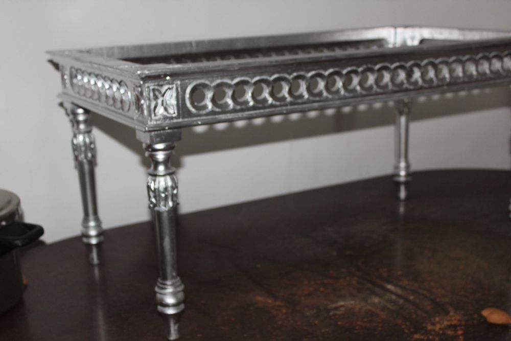 mesa de centro cor prata