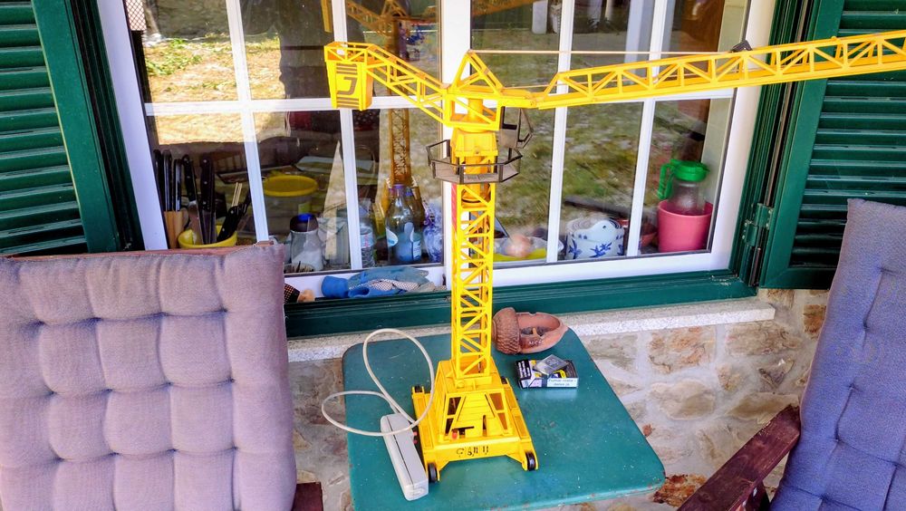 Brinquedo Crianca Grua Guindaste