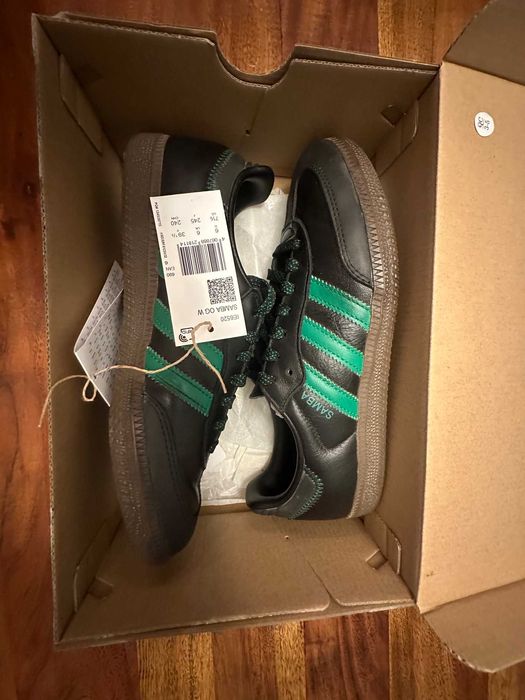 Adidas samba rozm. 39 1/3 czarne, skóra naturalna