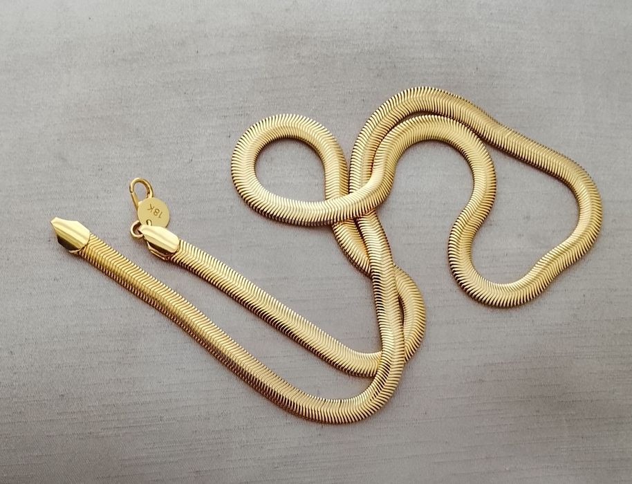 Срібний ланцюжок в позолоті