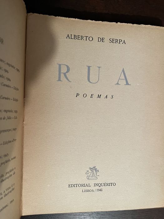Alberto de Serpa, 1.ª Edição