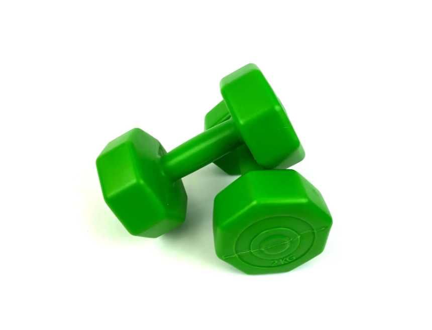 Гантелі для фітнесу та дому 1-4 кг (Пара). Пластикові композитні