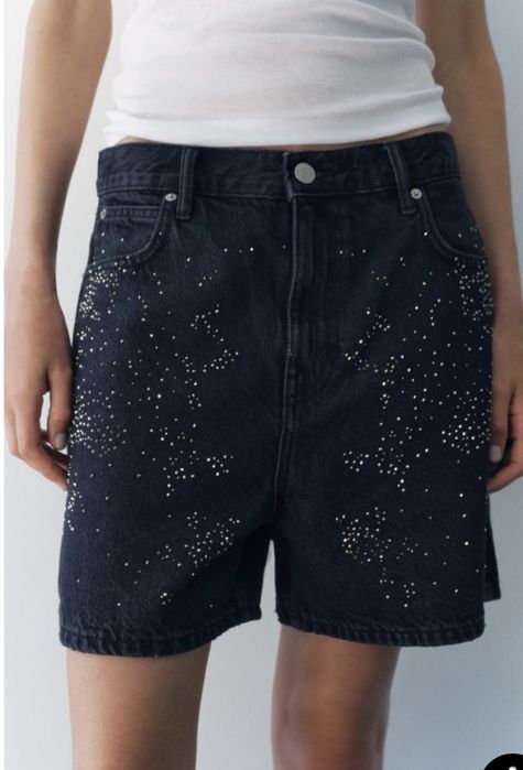 Темно сині шорти Zara