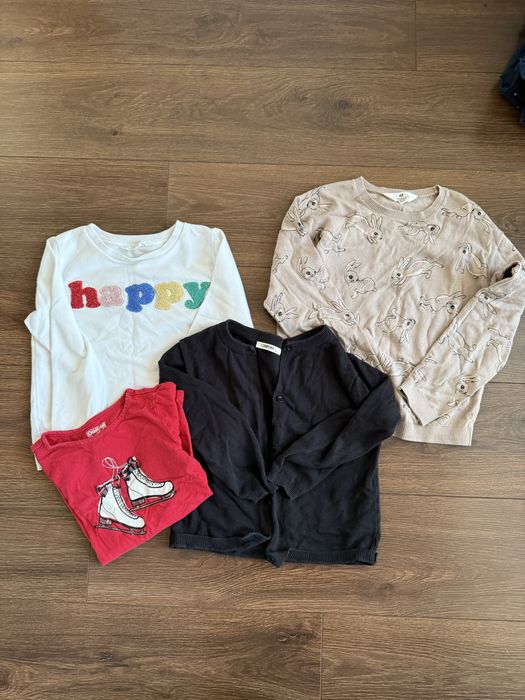 Paka ubrań dla dziewczynki, 122 i 128 cm, Zara, H&M, Reserved