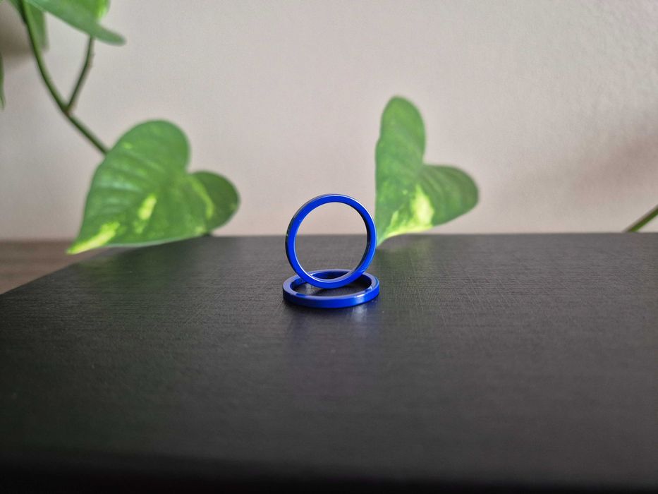 Dwie obrączki ceramiczne pierścionki