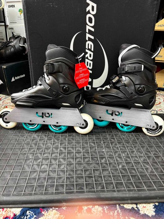 Rollerblade RB DA Danny Aldridge 36,5 (23 cm) + szyny WIZARD Sago 90 4x90/3x100