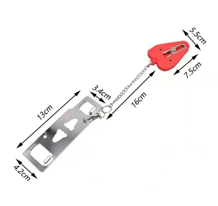 Blokada do drzwi - montaż bez narzędzi