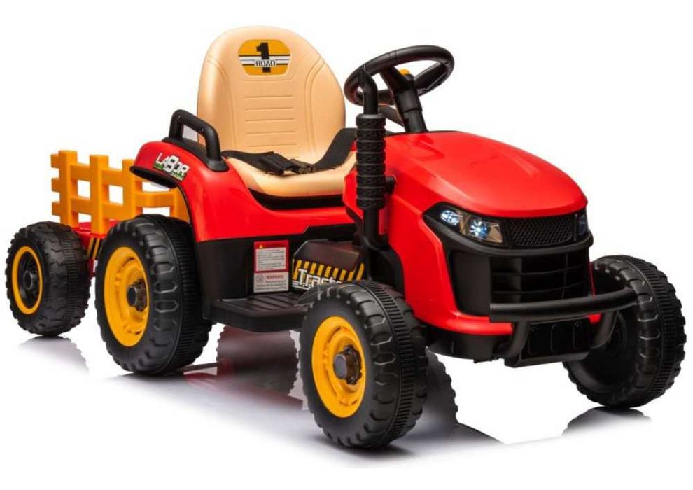 Traktor Ciągnik na Akumulator BBH-030 z przyczepką Auto Pojazd