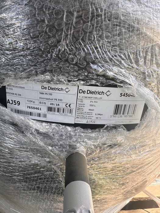 Bufor ciepla PS600 De Dietrich z wężownicą