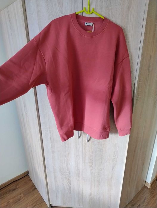 Bluza męska oversize Ac&Co / Altinyildiz Classics roz. L - koralowa