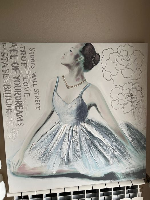 Obraz baletnica 80cm