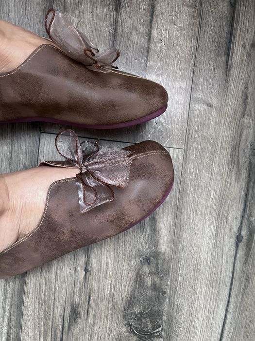 Mary Jane szerokie okrągłe noski mokasyny r.41 wkł.26,5cm barefoot