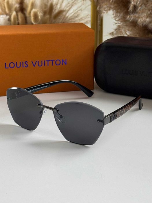 Жіночі сонцезахисні окуляри Louis Vuitton без оправи UV400