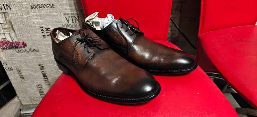 Туфли мужские кожаные