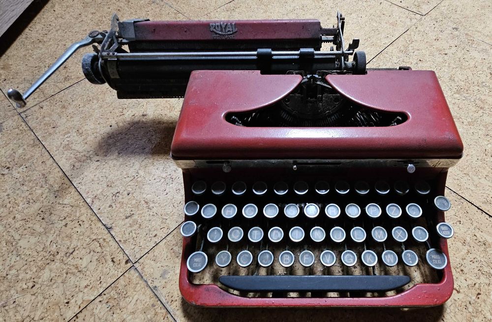 Máquina de escrever antiga