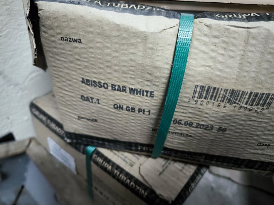 Płytka ścienna Abisso bar white 23,7x7,8 POŁYSK GAT.1