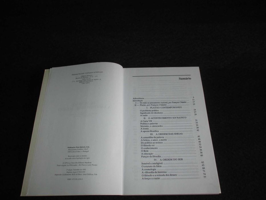 Livros História da Filosofia François Châtelet 2 Volumes