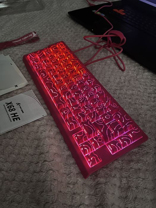 магнітна клавіатура attack shark x68 65% нова