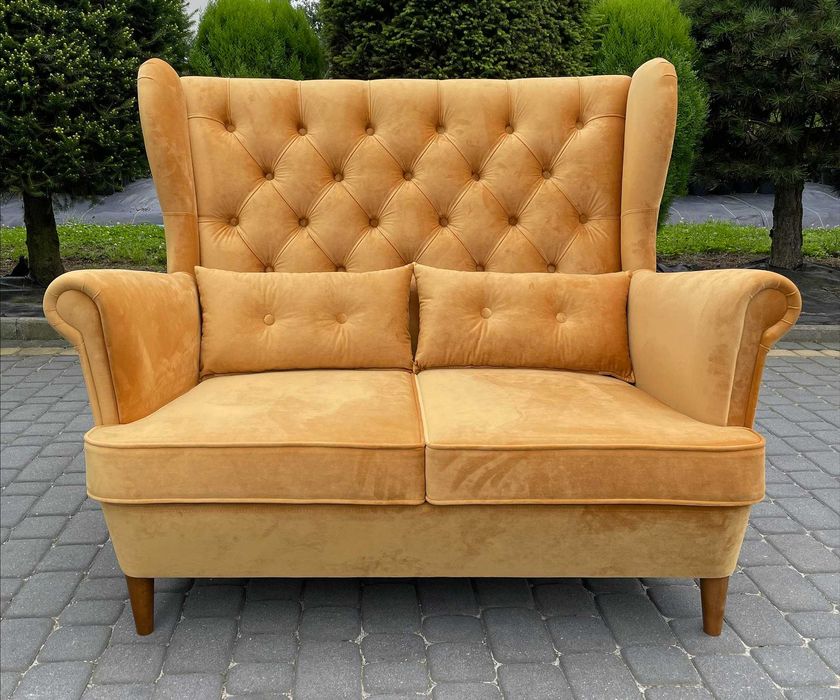 Sofa Uszak | Musztardowa | Polski Producent
