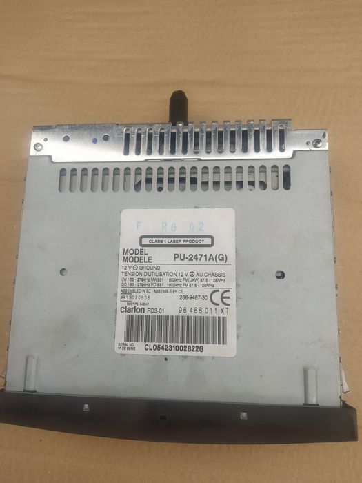 Radio Citroën C3, Peugeot 206