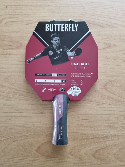 Rakietka do tenisa stołowego BUTTERFLY Timo Boll Ruby