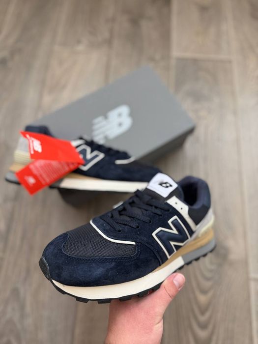 Кросівки Кроссовки New Balance 574 Blue Grey Синий Серый Синій Сірий Кросовки демісезон
