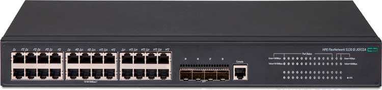 HP  HPE FlexNetwork 5130-24G-4SFP+  JG932A
