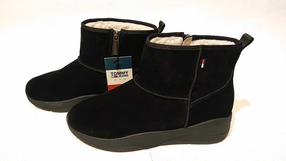 Женские зимние ботинки Tommy Hilfiger Томми Хилфигер 40 41 угги мех