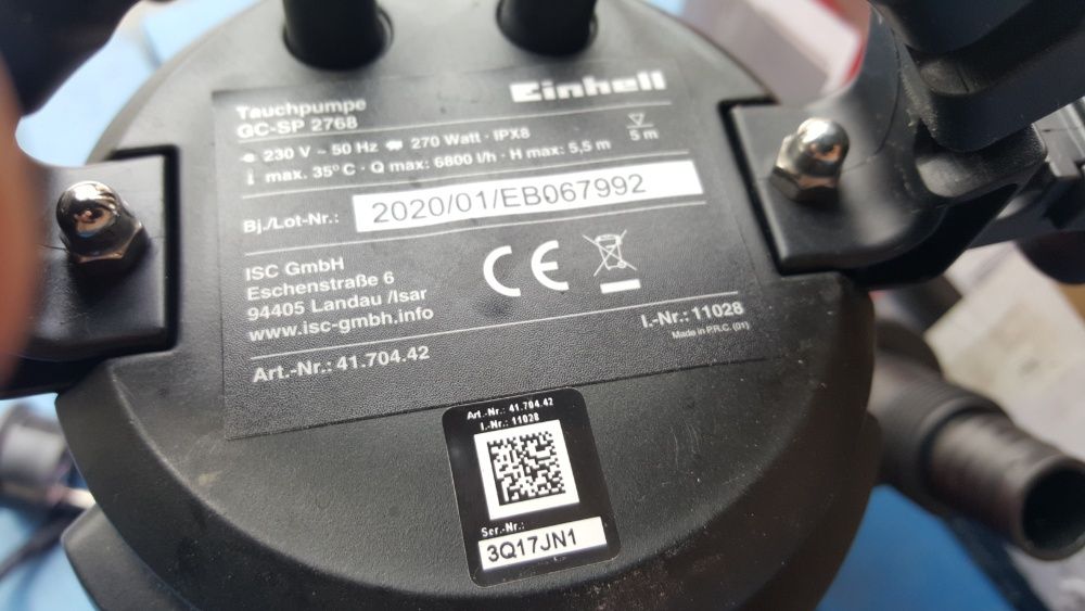 Nowa pompa Einhell GC-SP2768 tanio wysyłka okazja