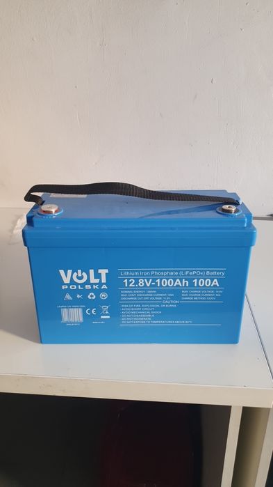 Акумулятор Volt Polska Life PO4 12V 100Ah.+bms+bluetooth