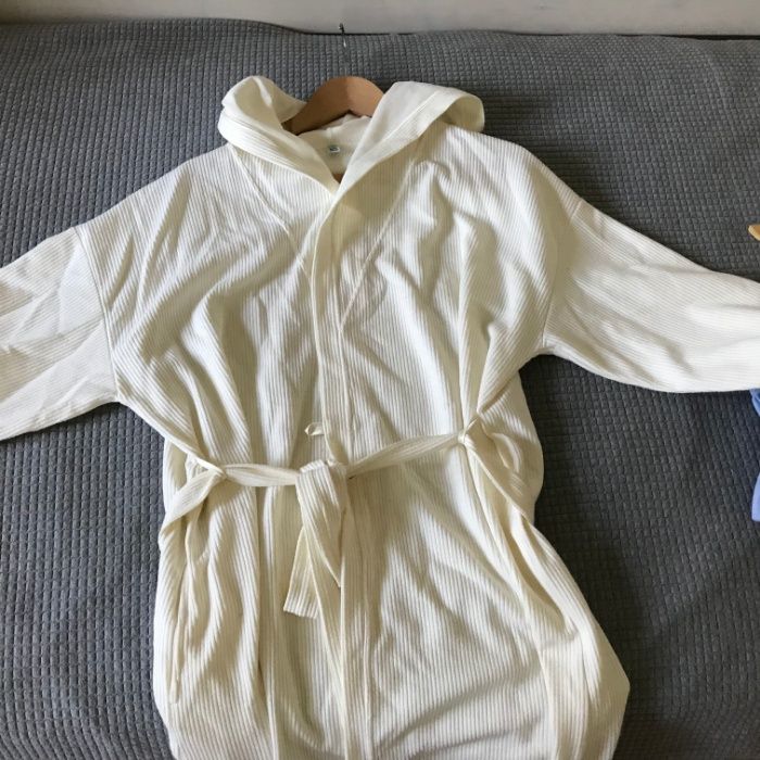 Robe de amamentacao PRENATAL com capuz muito confortável