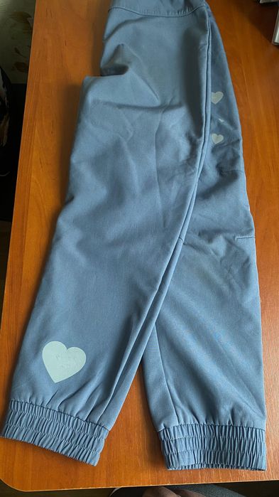 Штани демі/зима 122-128 сірі на дівчинку