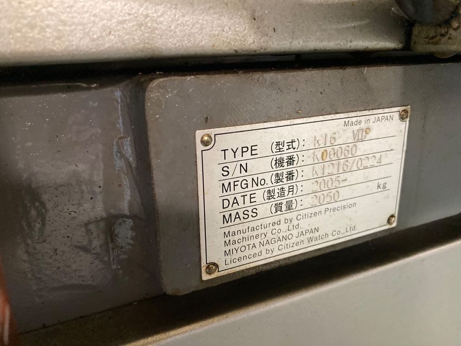 Automat tokarski cnc citizen K16 fanuc