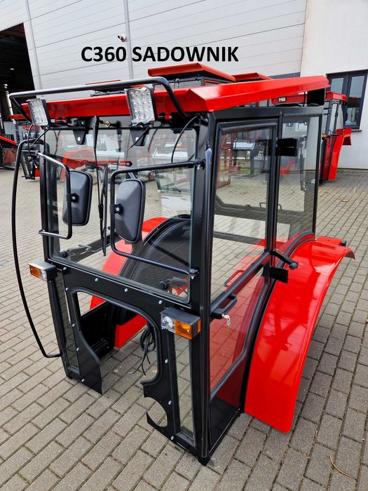 Kabina sadownicza C-330 C-360 MF235/255 full wypas DOSTAWA cała PL
