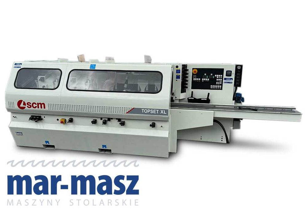 Strugarka czterostronna SCM TOPSET XL na 6 głowic do mokrego drewna
