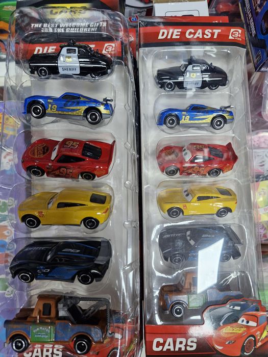 Тачки, Маквін, металеві моделі, набір