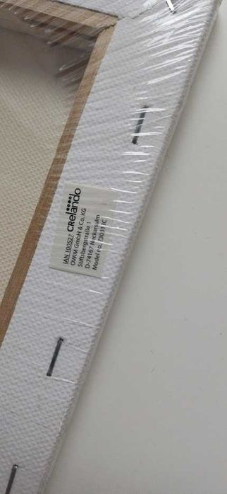 Płótno 25x30 białe