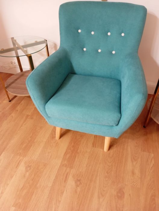 Cadeirão turquesa