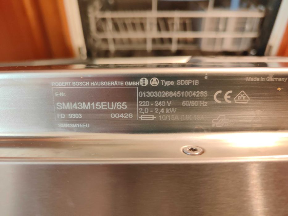 Zmywarka BOSH SMI43M15EU/65