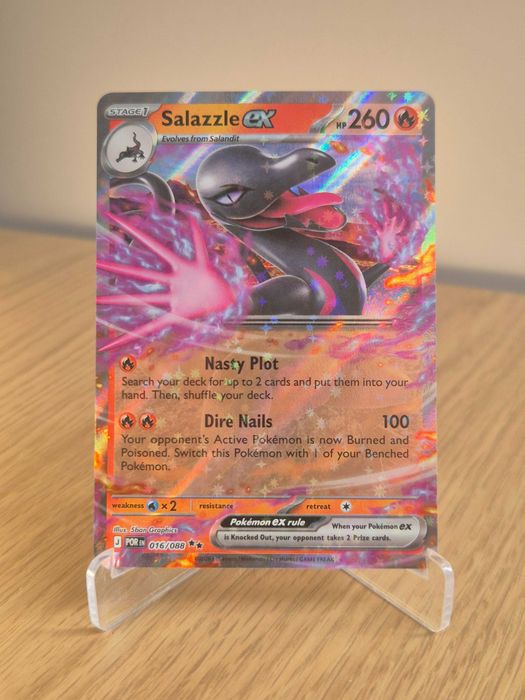 Karta Pokemon TCG: Salazzle ex (POR 016)