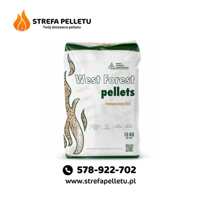 Pellet drzewny Wild Power | 6mm sosnowy | certyfikowany A1 | Transport samochodem z windą