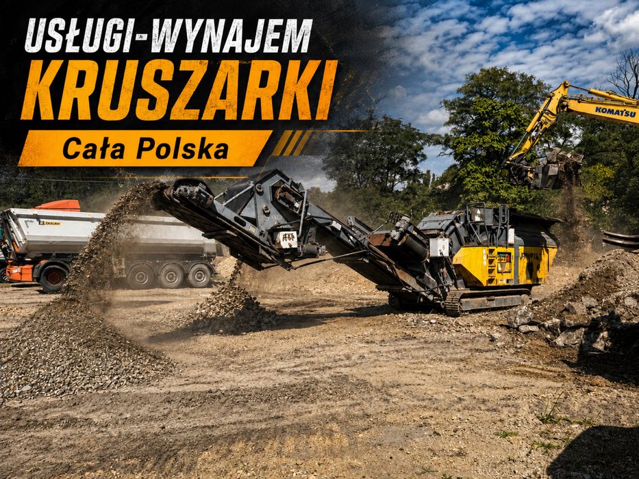 Usługi kruszarka przesiewaczem