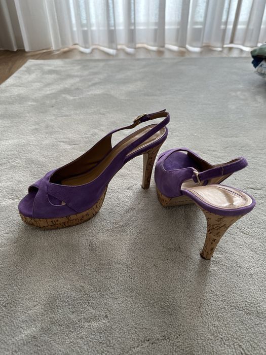 Sapatos roxos Zilian, tamanho 38 (como NOVOS)