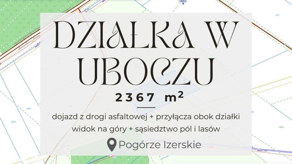 Sielska działka na uboczu wsi Ubocze