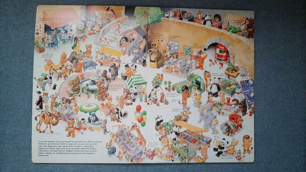 Noc, kiedy ożyły zabawki il. Tony Wolf duży format tekturowe strony