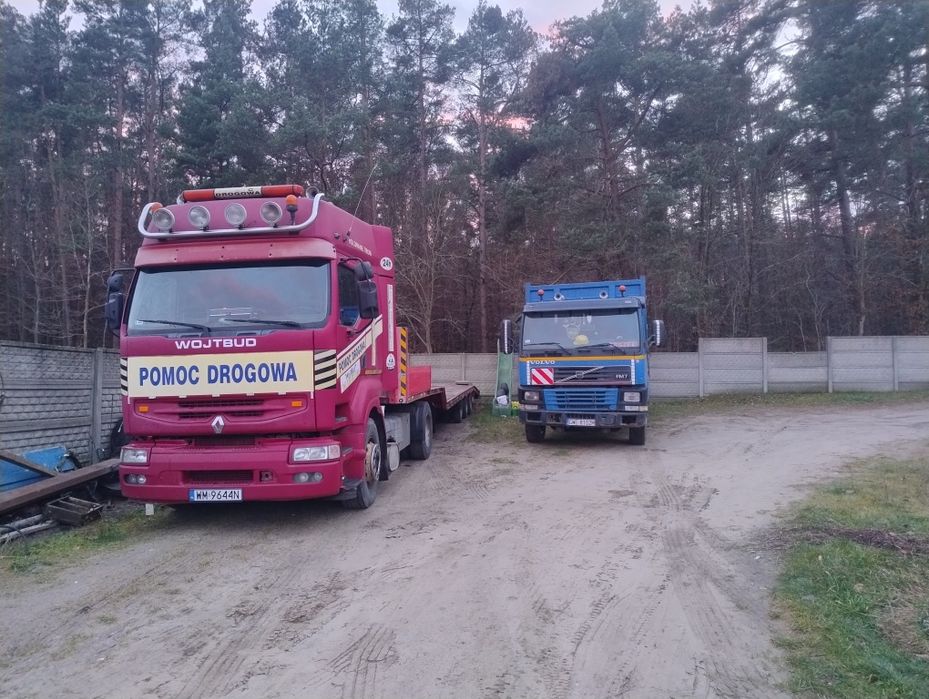 Usługi transportowe niskopodwoziem lub samochodem z Hds