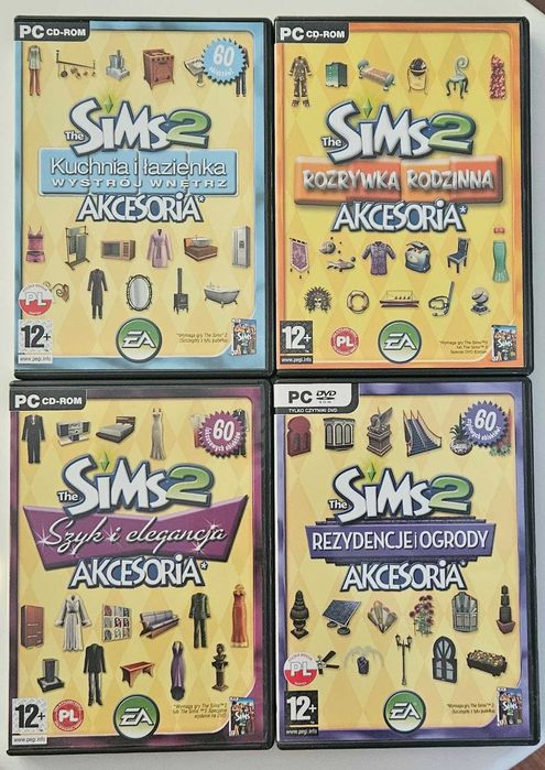 The Sims 2 + 12 Dodatków i Akcesoriów - Podstawka, Zwierzaki, Pory roku i inne