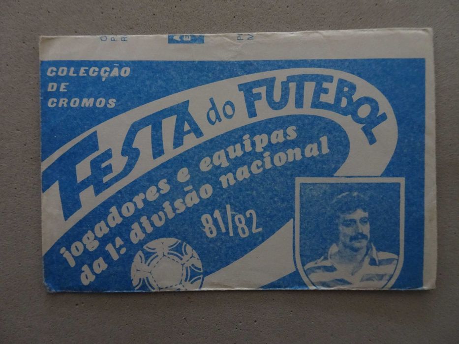 Carteira cromos fechada - Festa do Futebol 81/82 1ª divisão Sorcácius