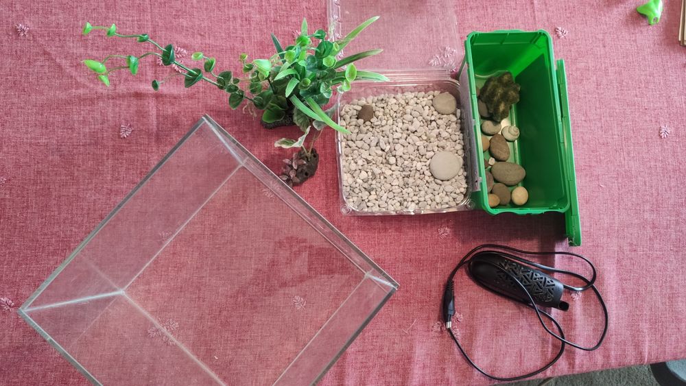 Aquário para peixes pequenos